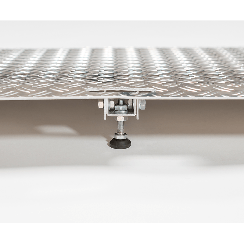 Aluminium-Schwellenrampe – 12,7 Cm Höhe, 317,5 Kg Tragkraft, Verstellbar Für Türen, Innen & Außen
